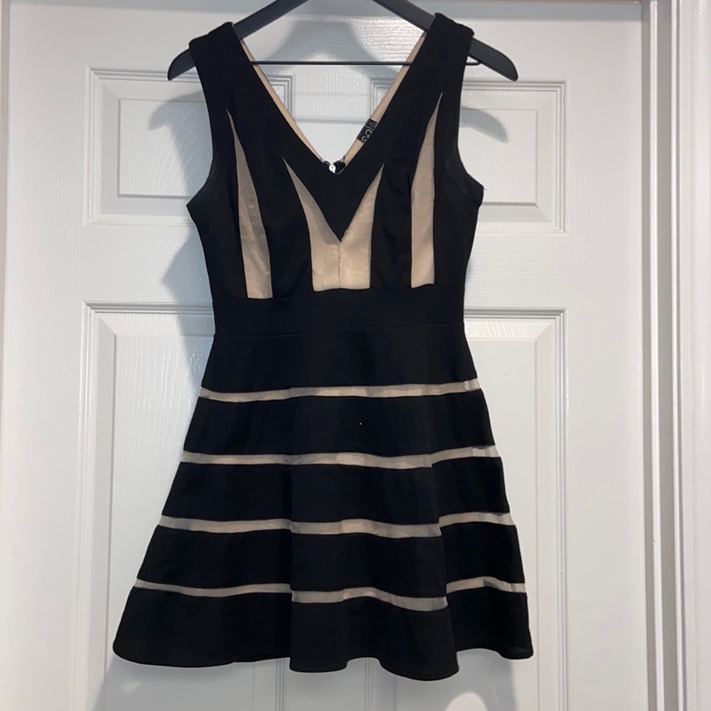 Windsor black striped dress